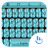 icon Theme x TouchPal Metallic Blue(Keyboard Tema Metallic Aqua) 10.0