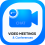 icon Cloud MeetingVideo Conference(Pertemuan Awan Kecantikan - Pertemuan Konferensi
)