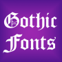 icon Gothic Fonts Message Maker (Gothic Font Pembuat Pesan)