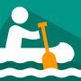 icon Canoeing navigation (Berkano navigasi)