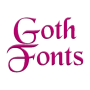 icon Goth Fonts(Pembuat Pesan Font Goth)