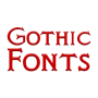icon Gothic Fonts(Pembuat Pesan Font Gothic)