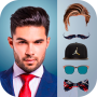 icon Man Photo Editor 2025(Boy Aplikasi Rias: Gaya Rambut Pria)