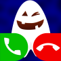 icon Fake Call With Cute Ghost Game(permainan hantu panggilan palsu yang lucu)