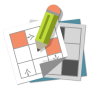 icon Grid games(Kotak game ( teka-teki silang sudoku))
