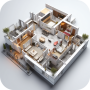 icon House Design 3DHome Planner(House Design 3D - Perencana Rumah)