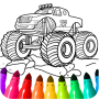 icon Monster Car and Truck Coloring ()