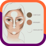 icon Makeup Contour(Tutorial tentang kontur riasan
)