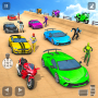icon Car Stunt Game Superhero Games(Mega Ramp Game Mobil Pahlawan Super)