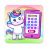 icon Baby Unicorn Phone For Kids(Bayi Unicorn Ponsel Untuk Anak-Anak) 9.0