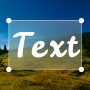icon Add Text on Photo (Tambahkan Teks pada Foto)