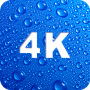 icon 7Fon Blue(Wallpaper Biru 4K
)