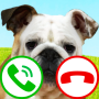 icon fake call dog game (permainan anjing panggilan palsu)