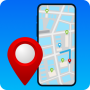 icon Phone Location Tracker via GPS (Pelacak Lokasi Telepon Pencari Hidangan melalui GPS)