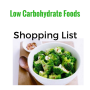 icon Low Carbohydrate FoodsShopping List(Daftar Karbohidrat-Belanja Rendah)