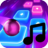 icon Purple Music Tiles Runner(FNF Tiles Hop Music Game
) 2