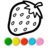 icon Glitter Fruits and Veggies Coloring(Fruits and Vegetables Coloring) 1.3