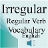 icon Irregular and Regular English(Tidak Biasa Regular Verb Bahasa Inggris) 2.0