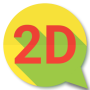 icon 2D Chat(Myanmar Obrolan Langsung 2D
)
