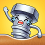 icon Nuts Screwing Puzzle(Pin Sekrup: Puzzle Kacang)