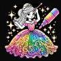 icon PrincessColoring(Belajar Menggambar Game untuk Anak Perempuan)