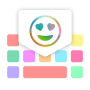 icon Neon Keyboard(- Emoji Lucu, Stiker
)