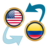 icon USD x COP(Dolar AS ke Peso Kolombia) 5.9