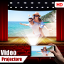 icon HD Video Projector(HD Video Projector Simulator - Seluler sebagai Proyektor
)