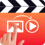 icon Image & Video Overlay Editor (Editor Hamparan Gambar Video)