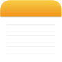 icon MemoPad(memo pad untuk menulis
)