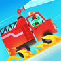 icon DinoFireTruck(Dinosaur Fire Truck - Game pemadam kebakaran untuk anak-anak
)