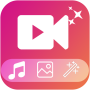 icon Video Maker with Music(Maker Video dengan Musik Foto)