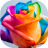 icon Rainbow Roses Live Wallpaper(Selamat Mawar Gambar Animasi) 5.0