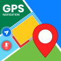 icon Voice GPS Map Navigation Route (Peta GPS Rute Navigasi)