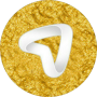 icon MonoGold(Golden Telegram asli tanpa filter,)