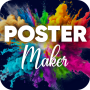 icon Poster Maker(Aplikasi Pembuat Flyer - Pembuat Poster)
