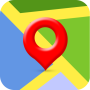 icon Maps With Aerial View(dengan tampilan udara)