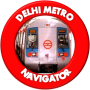 icon Delhi Metro Navigator(Nav Metro Delhi Peta Rute Tarif Bingkai)