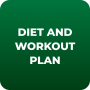 icon Diet and workout plan (diet dan olahraga
)