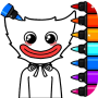 icon Kids Coloring Games: Art Draw(Permainan Mewarnai: Seni Menggambar Cat)