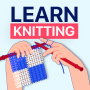 icon Learn knitting(Belajar Merajut dan Merajut)