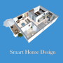 icon Smart Home Design | Floor Plan (Desain Rumah Pintar yang Aman Pribadi | Denah Lantai)