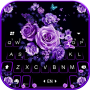 icon Purple Rose Bouquet(Latar Belakang Buket Mawar Ungu)