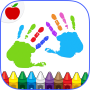 icon Kids Finger Painting Coloring(Anak-Anak Lukisan Jari Mewarnai)
