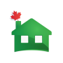 icon Canadian Mortgage App (Animasi Aplikasi Hipotek Kanada)