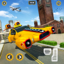 icon Flying Car Taxi Driving Simulator(Simulator Taksi Mobil Terbang Nyata
)