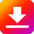 icon Video Downloader(Pengunduh Film Video Mp4 Pembuat Stiker) 18.0