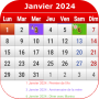 icon com.agus.french.calendario(Kalender Perancis 2024)