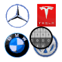 icon Cars Logo Pixel Art Coloring (Logo Mobil Pixel Art Mewarnai)