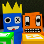 icon Craft Rainbow Friends Blue Box(Craft Rainbow Friends Kotak Biru
)